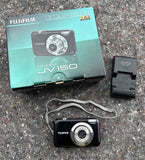 Fujifilm FinePix J38 14MP Digital Camera w/ Box & Charger- works broken screen