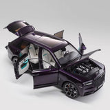 1/18 Rolls-Royce Cullinan BB Alloy Diecast Model Car Purple / Yellow Gifts