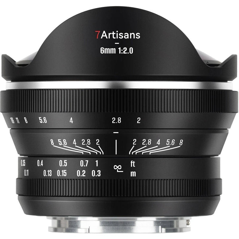 7ARTISANS 6mm F2.0 FISHEYE LENS FOR FUJIFILM FX MOUNT