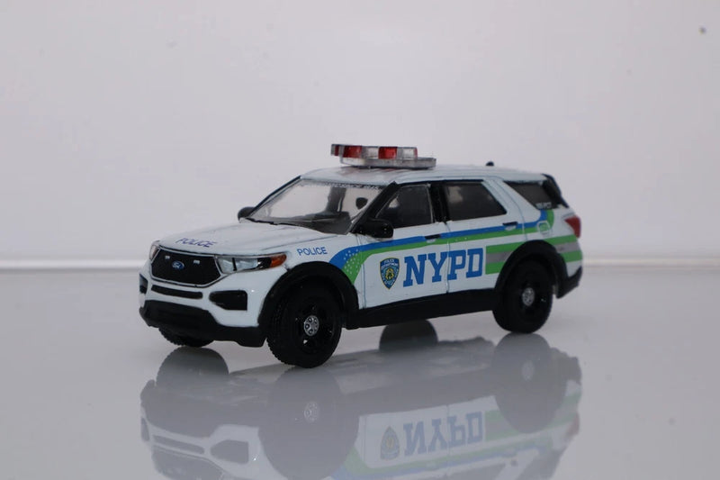 2023 Ford Explorer NYPD New York City Police Car 1:64 Scale Diecast Model