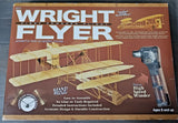 VINTAGE WRIGHT FLYER TWIN PROP MODEL AIRPLANE 20" WING SPAN RUBBER BAND POWERED!