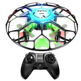 SYMA Remote Control Drone for Kids (X660) Black, 6 Color Lights & 3D Flip