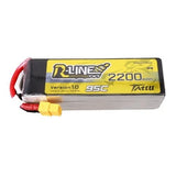 R-Line Tattu LiPo battery pack, 2200mAh 6S, XT60 with red/black lead