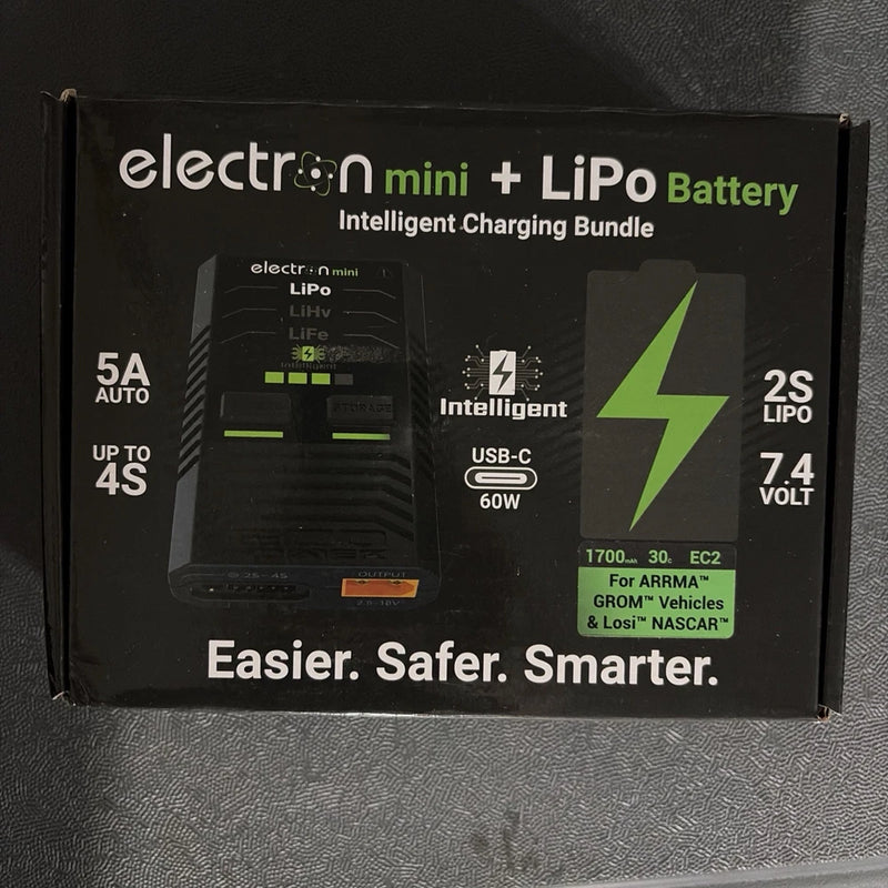 EcoPower Intelligent 2S 1700mah EC2 Lipo Battery & Charger Bundle. ECP-1020 Battery