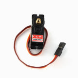GDW H041MG servo motor with wiring leads and 3-pin connector, black