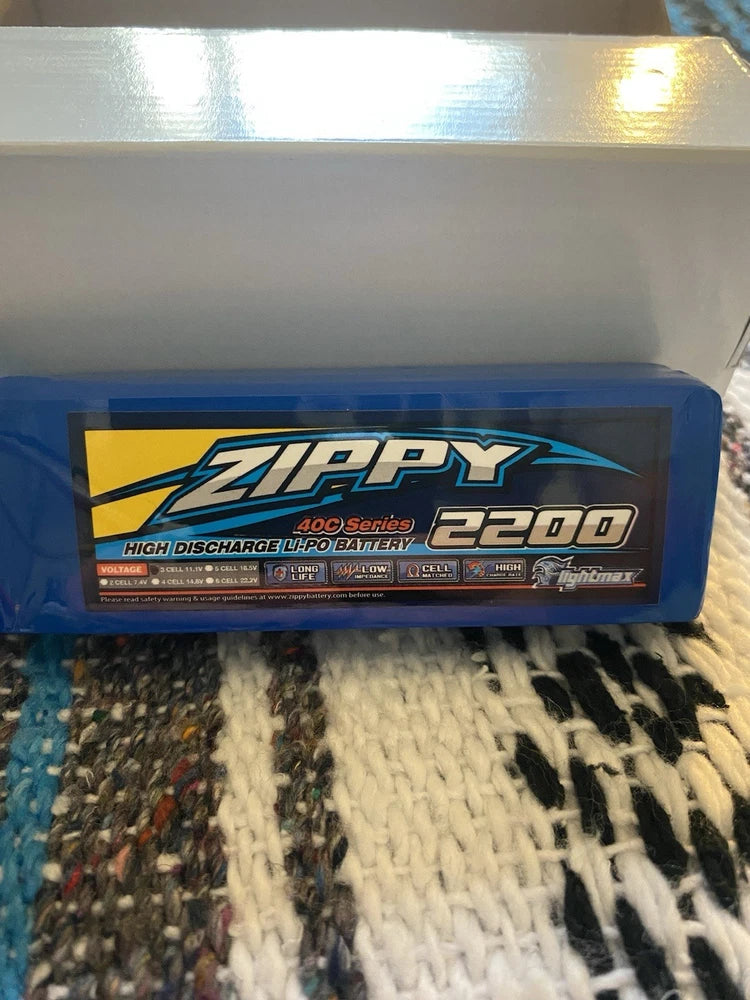 Lot Of 3 Zippy 3S 2200 40C High Discharge LiPo Battery NEW Flightmax Battery