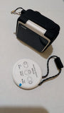 Insta360 GO 3 action camera, white with protective case and connected cable