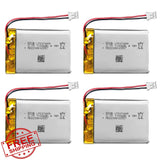 EEMB 4PACK 3.7V 1100mAh Lipo Battery 603449 JST Connector Development Board S...