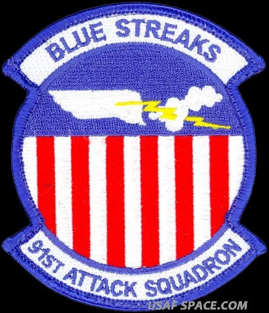 USAF 91st ATTACK SQ - SENSOR OP'S MQ-1 PREDATOR MQ-9 REAPER DRONE ORIGINAL PATCH