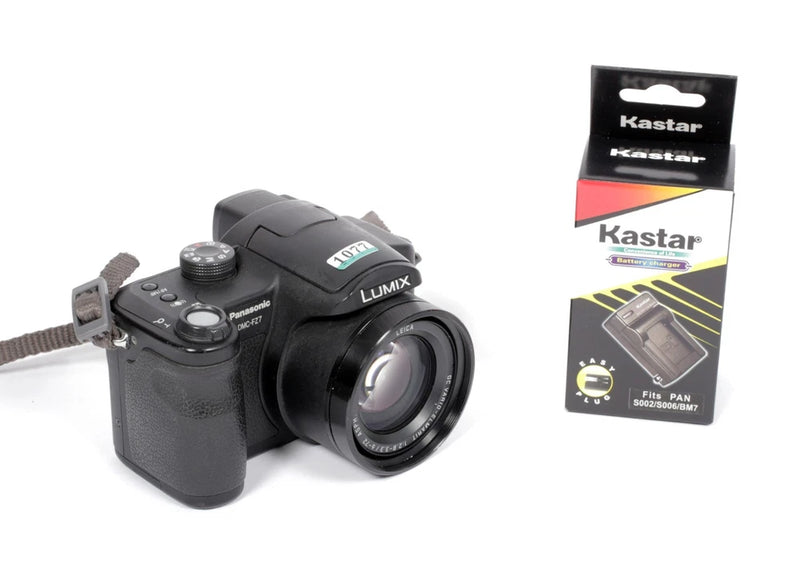 Panasonic Lumix FZ7 Leica lens 6MP digital camera + battery + charger TESTED