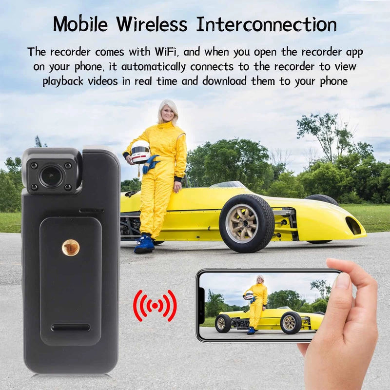 4K Portable Action Camera Video Recorder 180?? Rotatable Lens Meeting ZXID