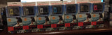 Waterproof 1080p sports action camera in retail box, multiple color options visible