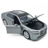 1/32 2023 i7 Model Car Metal Diecast Toy Vehicle Kids Toys for Boys Gifts Gray Battery