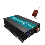 3000W Pure Sine Wave Power Inverter 24V 120V Car/Home SolarPower Remote Switch
