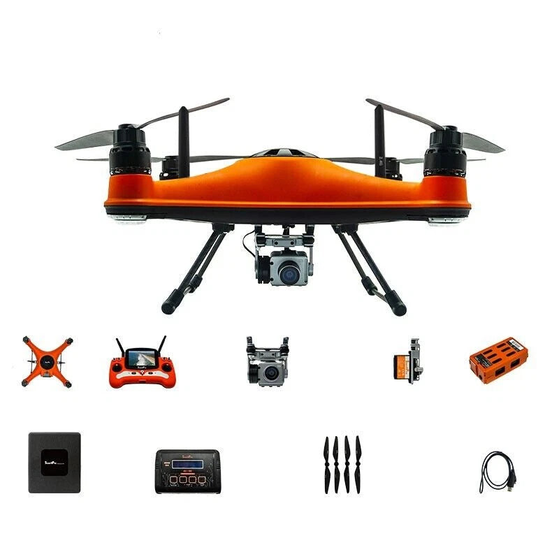 SwellPro Fisherman FD3 Fishing Drone + 4K Camera & Bait Release 4.4LBS Payload