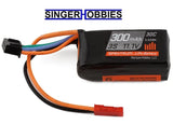 Spektrum SPMX3003SJ30 3S 30C LiPo Battery Pack w/JST Connector (11.1V/300mAh) HH Battery