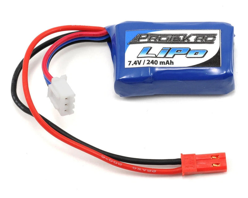ProTek RC 2S High Power 30C Micro LiPo Battery 7.4/240mAh JST Connector PTK-5185 Battery