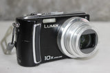 Panasonic Lumix DMC-TZ5 -Tested /Works-9.1MP,10x Zoom WITH DMW-MCTZ5 Marine Case