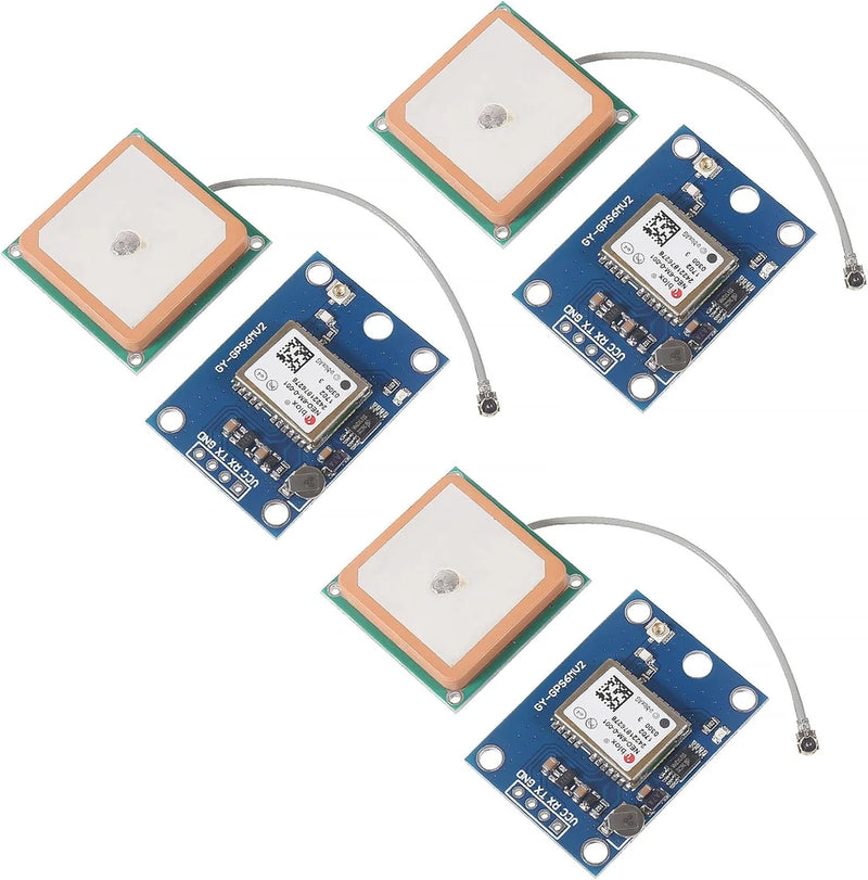 3Pcs GY-NEO6MV2 NEO-6M GPS Module NEO6MV2 with Flight Control EEPROM MWC APM2.5
