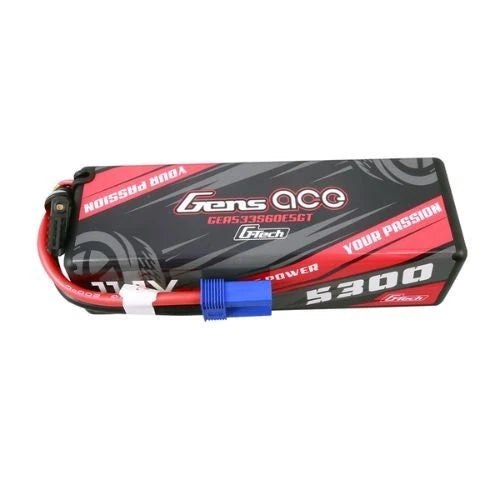 5300mAh 3S 60C 11.1V HardCase G-Tech Gens Ace Lipo Battery 49# with EC5 Plug Battery