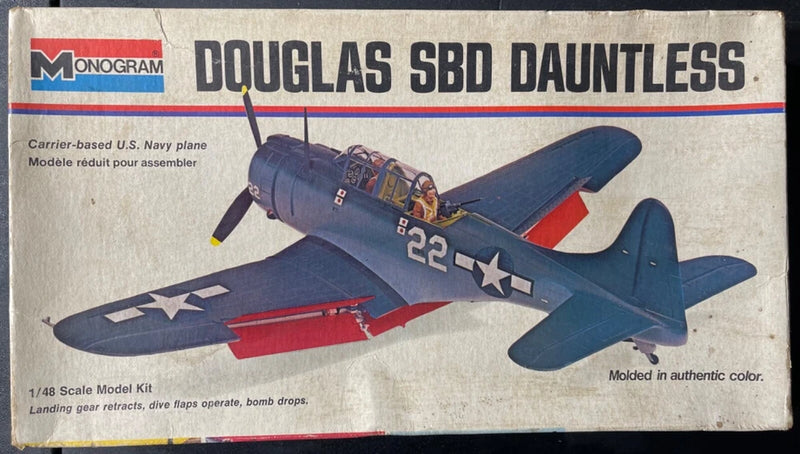 Monogram Douglas SBD Dauntless 6830 1/48 Open Model Kit ??Sullys Hobbies??