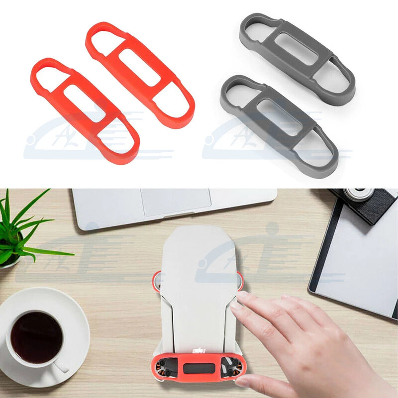 2 Soft Silicone Stabilizer Propeller Blade Fix Holder For DJI Mavic Mini 2 Drone