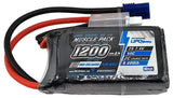 NEW NHX RC 2S 7.4V 1200mAh 50C Losi Mini T/B & JRX2 Lipo Battery with EC2 Battery