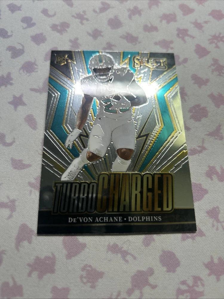 DE'VON ACHANE #TUR-DAC RC 2023 PANINI SELECT DOLPHINS TURBOCHARGED Converter