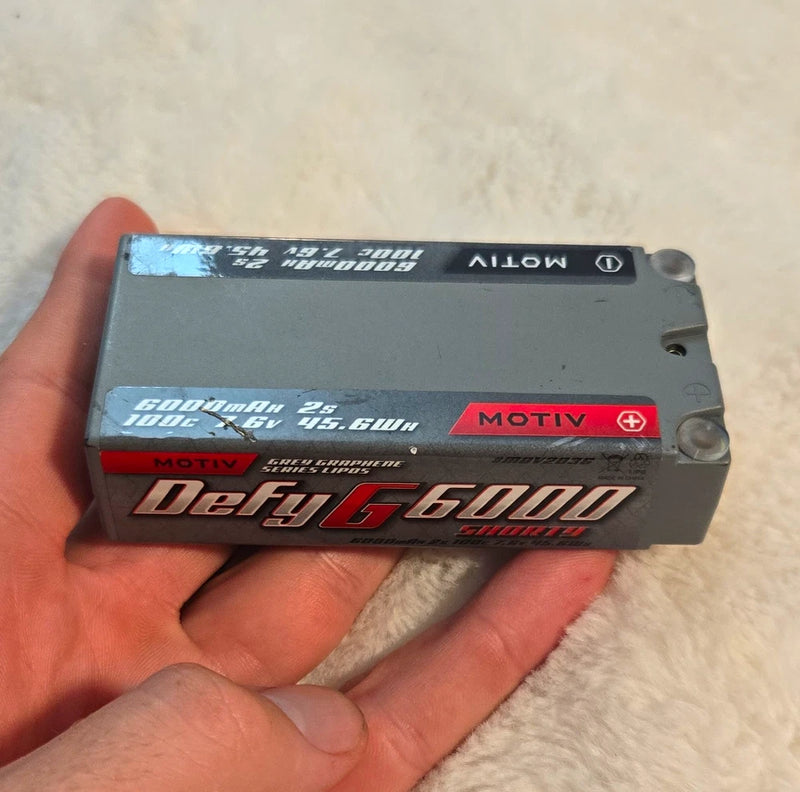 MOTIV Defy G 6000mAh 2S 7.6V 100C LiPo RC Battery Pack 1:10 MMBNCG Battery