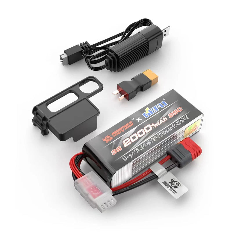 HYPER GO Angry Snail 3S2000 RC Car Upgrade Accessories 3S 11.1V 2000 mAh 25C ... Battery
