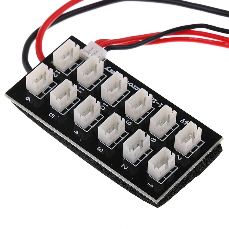 Parallel Charging Board JST-PH 7.4V 2S LiPo Battery 4mm Banana Plug Battery