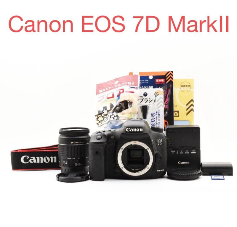 Canon EOS 7D Mark II DSLR Camera with EF 28-80mm Lens Excellent Condition