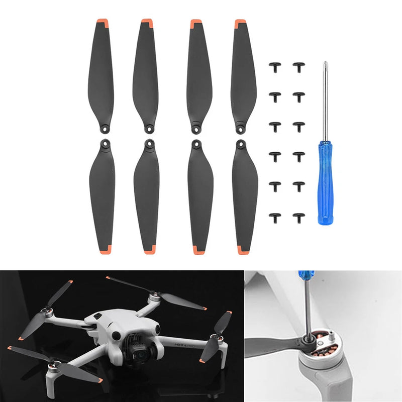 4pcs Durable Drone Propellers TPU Blade Accessories For DJI Mini 4 PRO