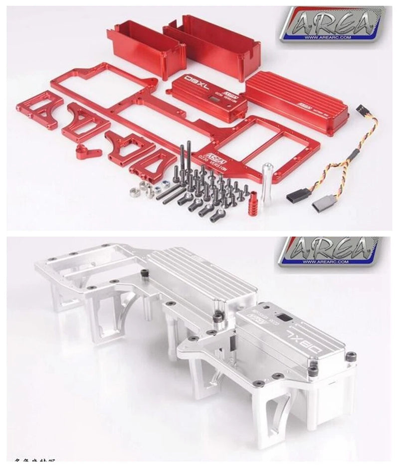 Area Alloy Dual Radio Servo Tray Steering Rack for Losi DBXL 1.0 1/5 RC CAR PART