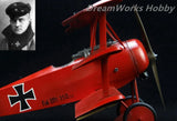 Award Winner Built 1/24 Richthofen Fokker Dr.I & Blue Max+3D Interior+PE+Rigging