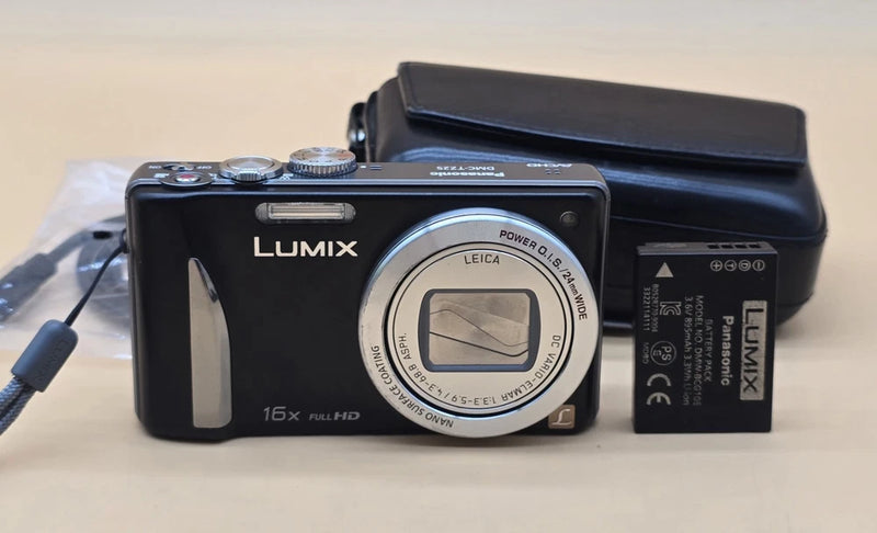 Panasonic LUMIX DMC-TZ25 12.1MP Full HD Digital Camera Black