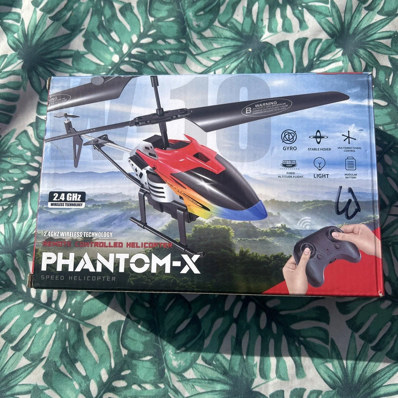 Dolanus RC Helicopters Blue Automatic Altitude Hold LED Light USB Charge New Box