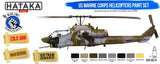 Hataka Hobby Paints U.S MARINE CORPS HELICOPTERS Blue Line Acrylic Paint Set