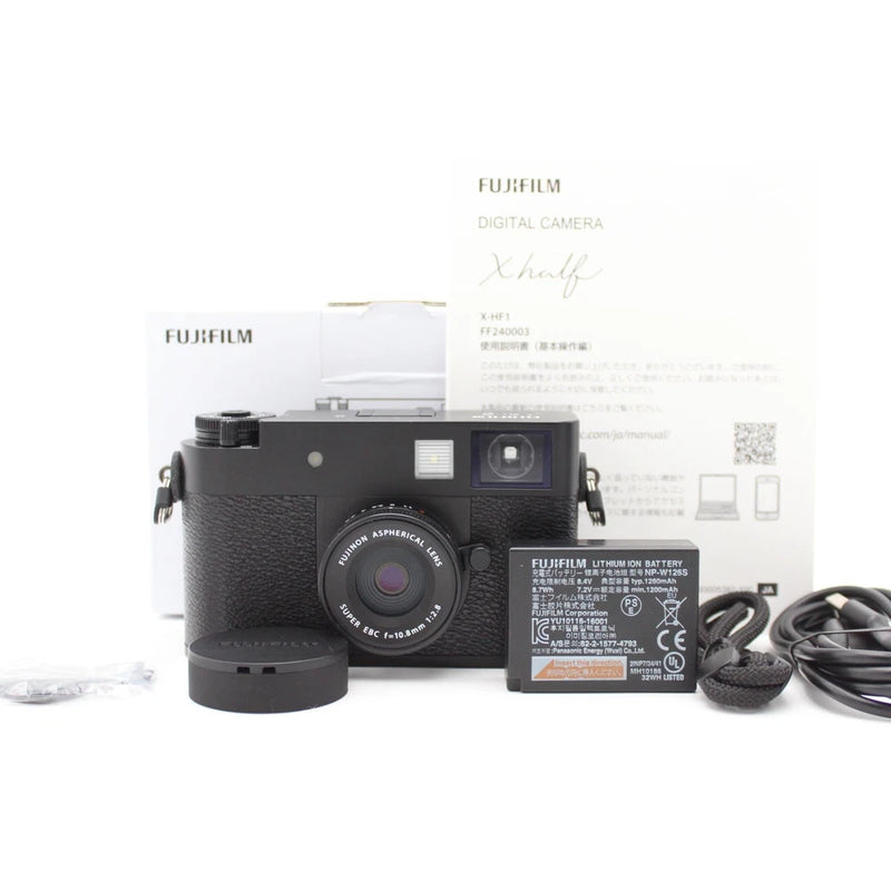 FUJIFILM X-half Black Compact Digital Camera Tested Working Seller Japan