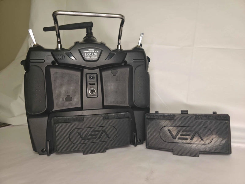 (2) Hitec Aurora 9x / 9 Lipo/LiFe Battery Covers - v3