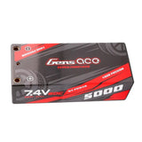 7.4V 2S 5000mAh hardcase LiPo battery with red/black casing and XT60 connector