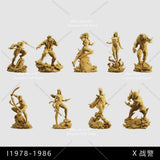 1/35 1/43 1/64 Miniature Figures Wolverine Man Woman Scene Prop Model For Car