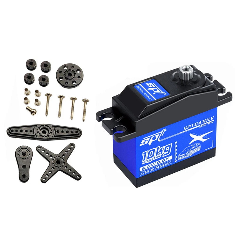 330Hz SPT5410LV Digital Steering Gear Servo For 1/10 RC Car Airplane Model e