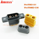 1Pair Amass XT90NE(2+2)M XT90(2+2)F FConnector Plug for RC Lipo Battery Drone