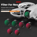 Lens Filters UV/CPL/ND8/ND16/ND32/ND64 Filter Set Accessories for DJI NEO Drone Drone