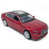 1/32 i7 2023 Model Toy Car Metal Diecast Toy Vehicle Doors Open Light Sound Red Battery