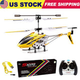 Syma S107G 3.5CH Mini RC Helicopter Metal Remote Control Helicopter Yellow