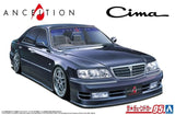 Aoshima 1/24 Scale Model Tuned Car (95) Kit Anceltion Nissan Y33 Cima '96