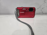 Panasonic Lumix  T525 Waterproof 16.1 MP Digital Camera - DMC-TS25 - Red
