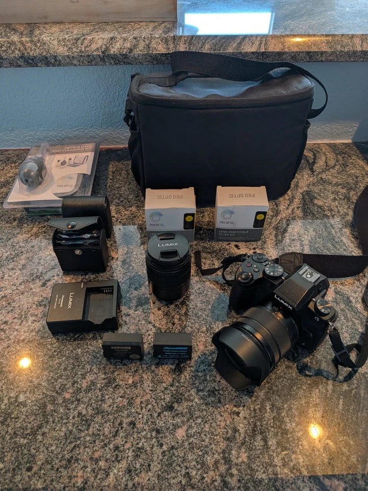 Panasonic LUMIX G85 16MP Digital Camera - Full Kit, 12-60mm, 45-150mm + More
